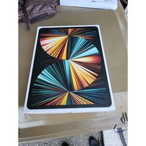 Apple iPad Pro 5th Gen 256GB Wi-Fi 12.9 inch BOX ONLY Silver Model A2378 Clean!